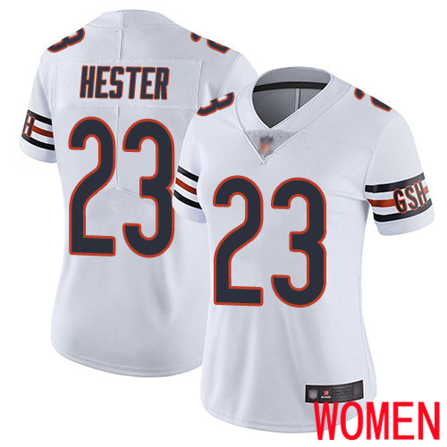 Chicago Bears Limited White Women Devin Hester Road Jersey NFL Football 23 Vapor Untouchable